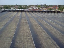 Black Flat Roof