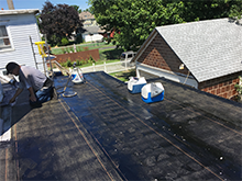 Roof Being Worked On